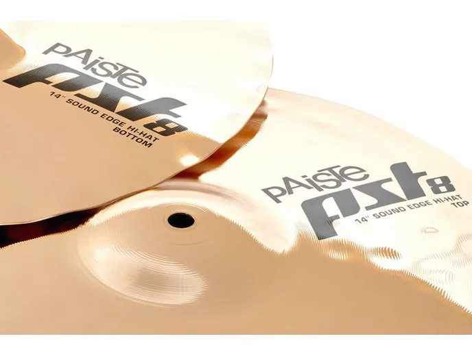 Paiste 14" PST8 Reflector Edge H-H, vue de trois quarts, photo 3