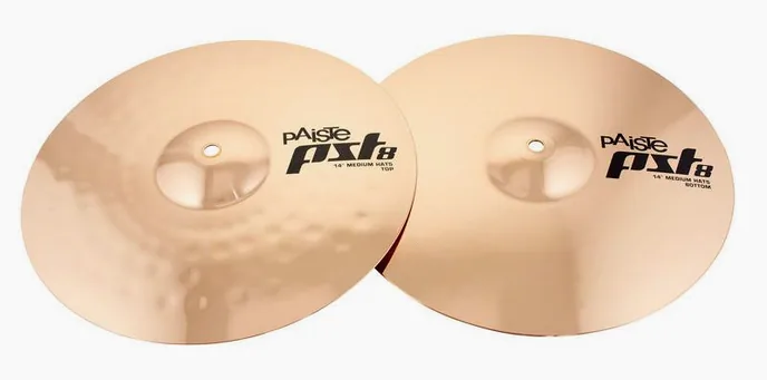 Paiste 14" PST8 Reflector Medium H-H, vue de dessus, photo 2