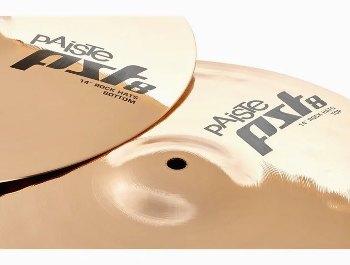 Paiste 14" PST8 Reflector Rock H-H, vue de dessus, photo 3