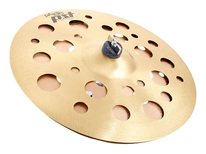 Paiste 14" PSTX Swiss Flanger Stack, vue de face