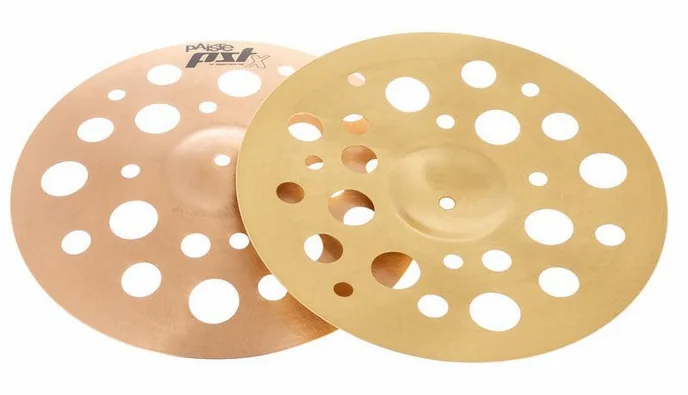 Paiste 14" PSTX Swiss Hats, vue de face, photo 3