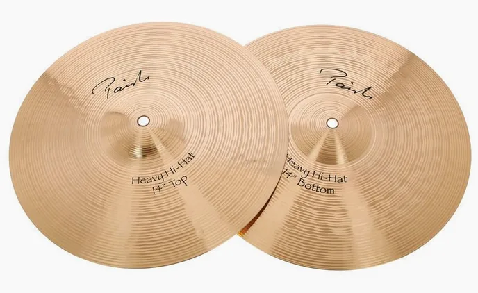 Paiste 14" Signature Heavy Hi-Hat, vue de face, photo 2