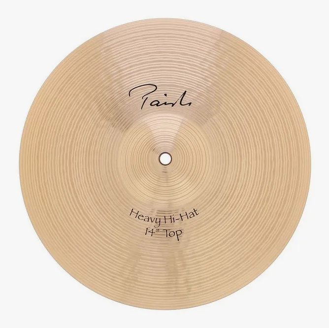 Paiste 14" Signature Heavy Hi-Hat, vue de face, photo 4