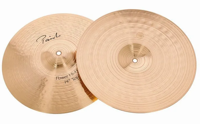 Paiste 14" Signature Power Hi-Hat, vue de près, photo 3