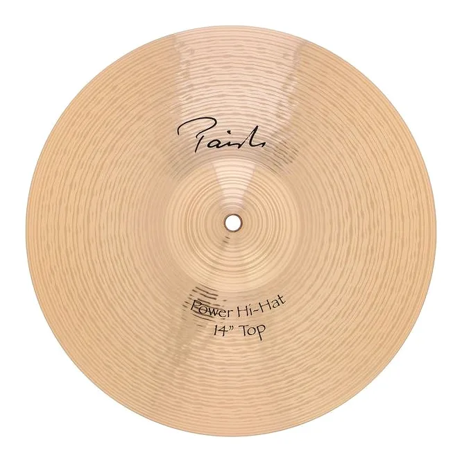 Paiste 14" Signature Power Hi-Hat, vue de profil, photo 4