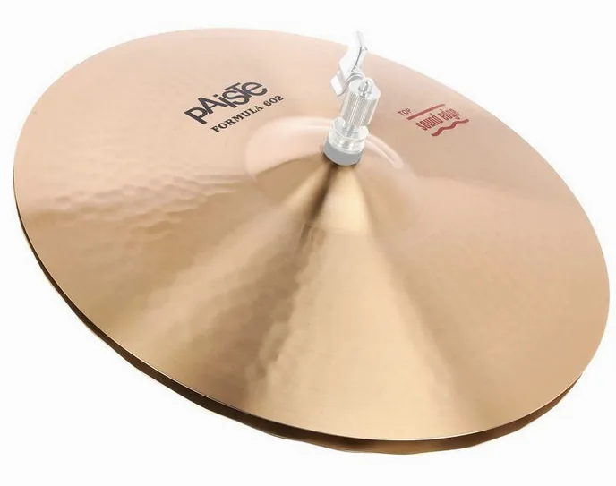 Paiste 15" 602 Sound Edge Hi Hat, vue de face