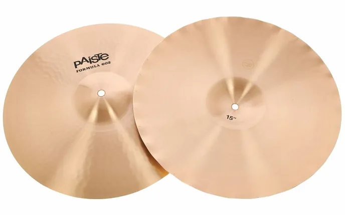Paiste 15" 602 Sound Edge Hi Hat, vue de trois quarts, photo 2