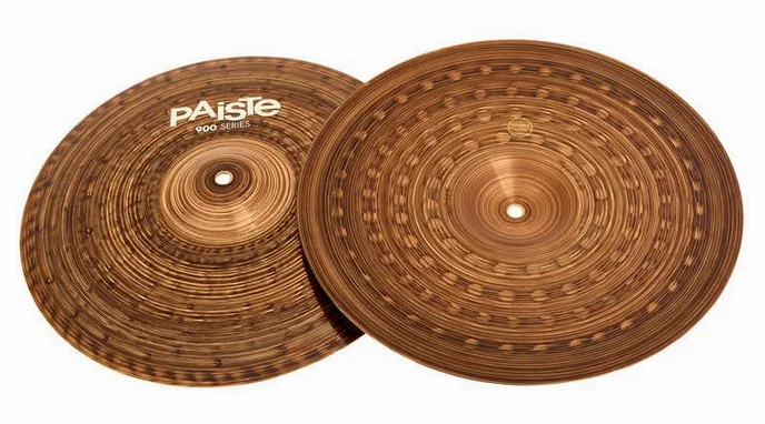 Paiste 15" 900 Series Heavy Hi-Hat, vue de près, photo 3