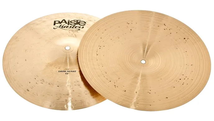 Paiste 15" Masters Dark Hi-Hat, vue de face, photo 3