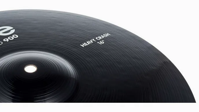 Paiste 16" 900 Color Heavy Crash BK, sur fond neutre, photo 4