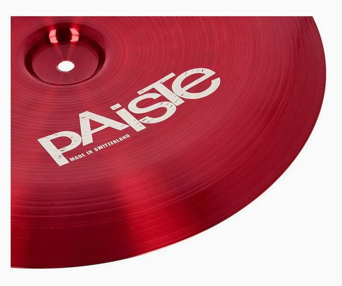 Paiste 16" 900 Color Sound China RED, vue de près, photo 3