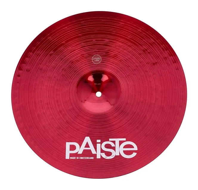 Paiste 16" 900 Color Sound Crash RED, vue de dessus, photo 2