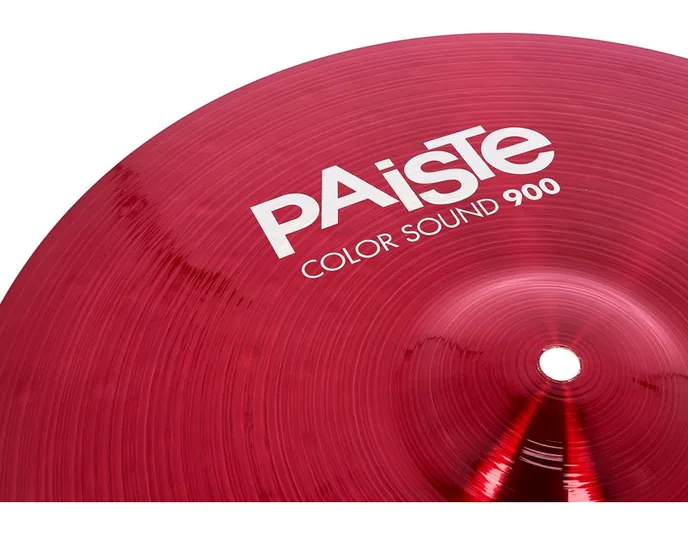 Paiste 16" 900 Color Sound Crash RED, sur fond neutre, photo 4
