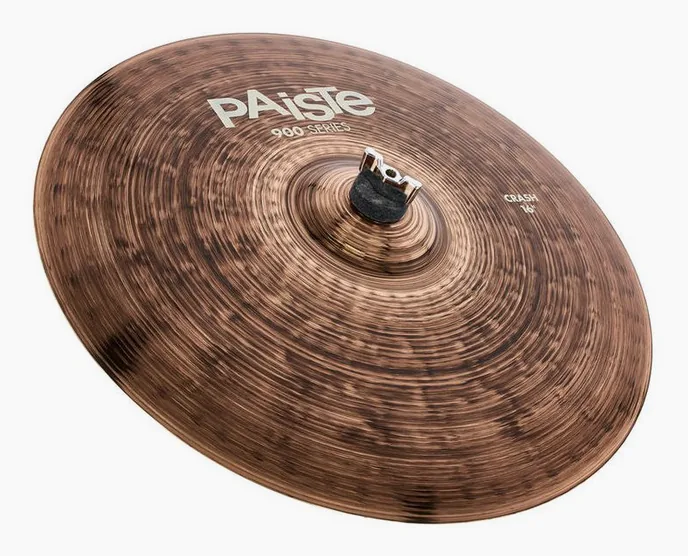 Paiste 16" 900 Series Crash, de face sur fond neutre