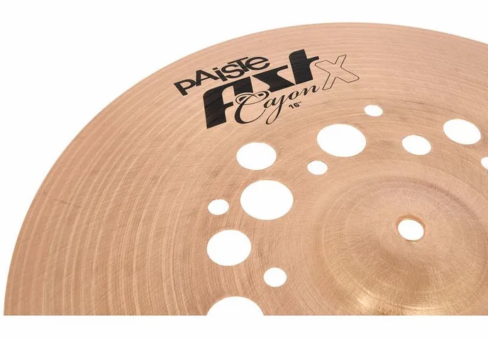 Paiste 16" PSTX Cajon Crash, sur fond neutre, photo 4