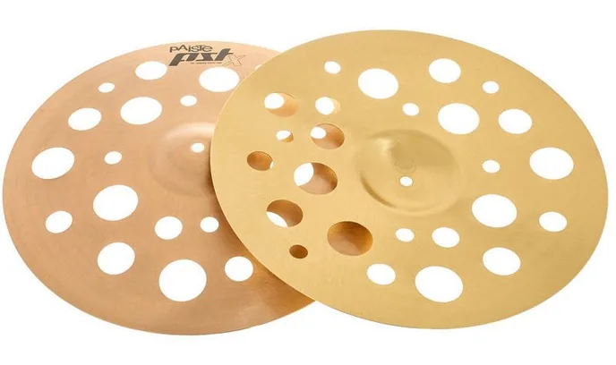 Paiste 16" PSTX Swiss Hats, vue de dessus, photo 3