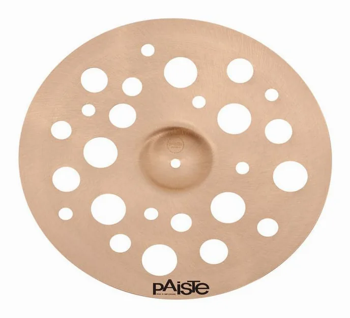 Paiste 16" PSTX Swiss Thin Crash, vue de trois quarts, photo 3
