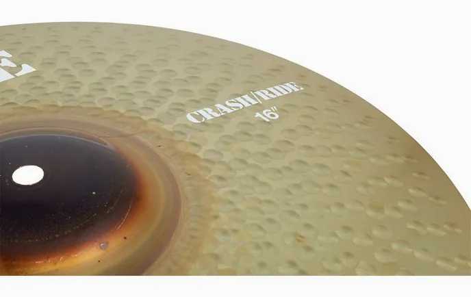Paiste 16" Rude Crash/Ride, vue de trois quarts, photo 4
