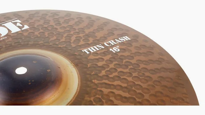 Paiste 16" Rude Thin Crash, vue de dessus, photo 4