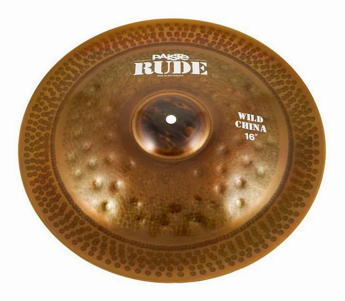 Paiste 16" Rude Wild China, vue de profil, photo 2