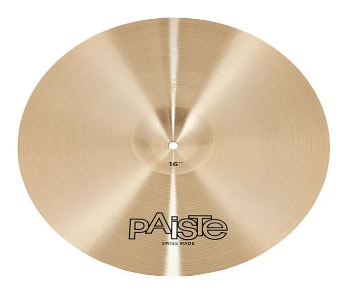 Paiste 16" 602 Thin Crash, vue de profil, photo 2
