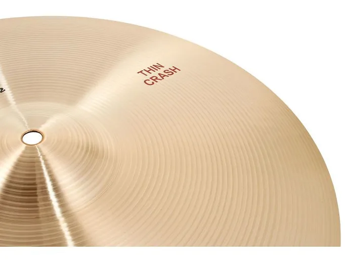 Paiste 16" 602 Thin Crash, vue de trois quarts, photo 4