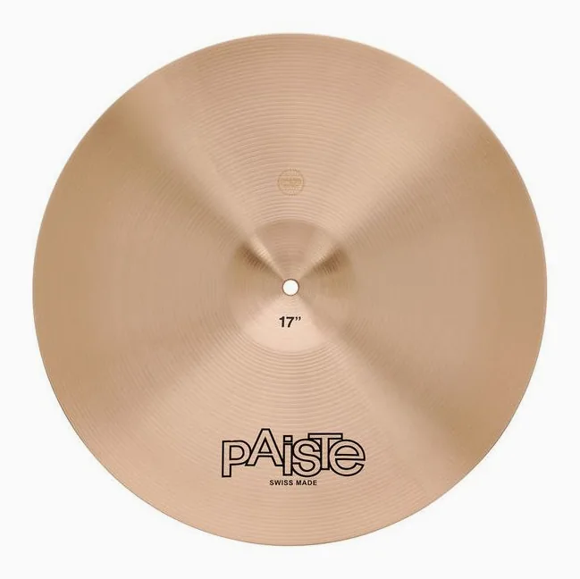 Paiste 17" 602 Medium Crash, vue de trois quarts, photo 2