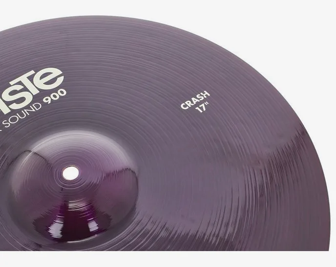 Paiste 17" 900 Color Crash PRP, sur fond neutre, photo 4