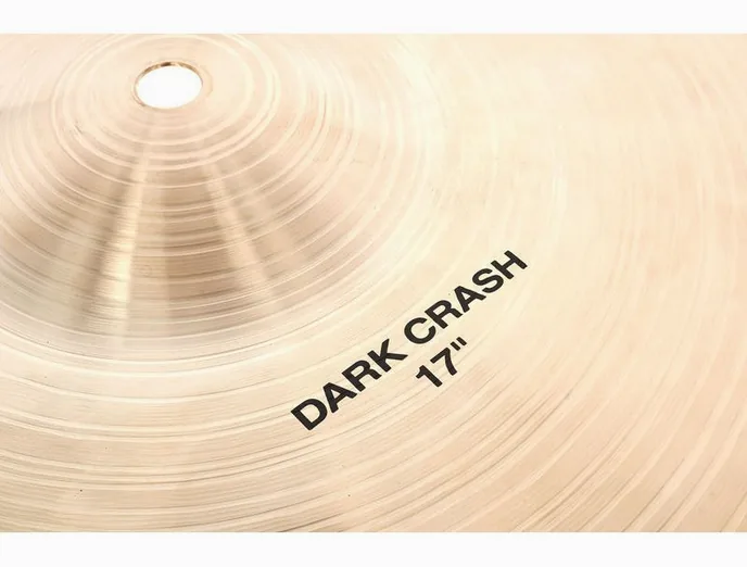 Paiste 17" Masters Dark Crash, vue de profil, photo 4