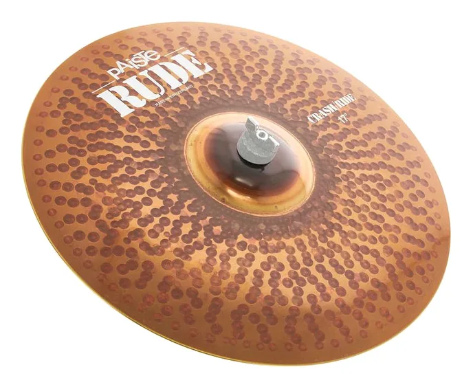 Paiste 17" Rude Crash/Ride, vue de près, de face