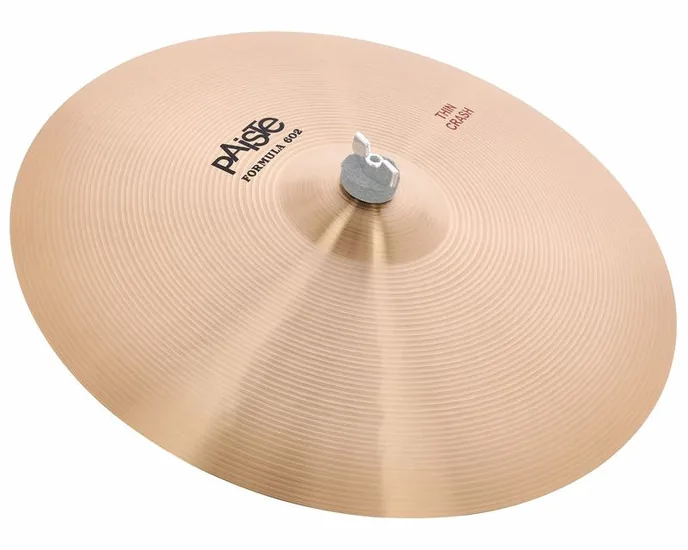 Paiste 17" Thin Crash 602 Series, vue de près, de face