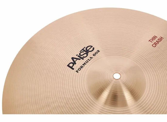 Paiste 17" Thin Crash 602 Series, vue de près, photo 3