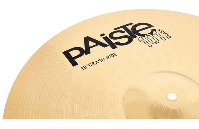 Paiste 18" 101 Crash / Ride, sur fond neutre, photo 3