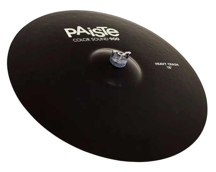 Paiste 18" 900 Color Heavy Crash BK, de face sur fond neutre
