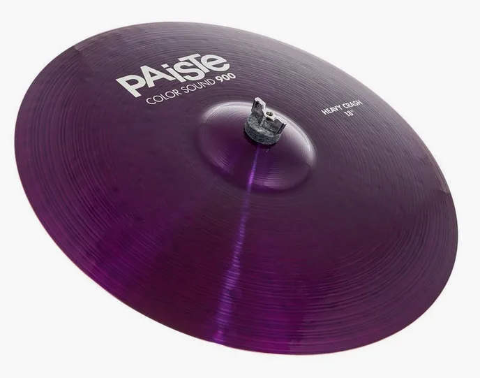 Paiste 18" 900 Color Heavy Crash PRP, vue de face