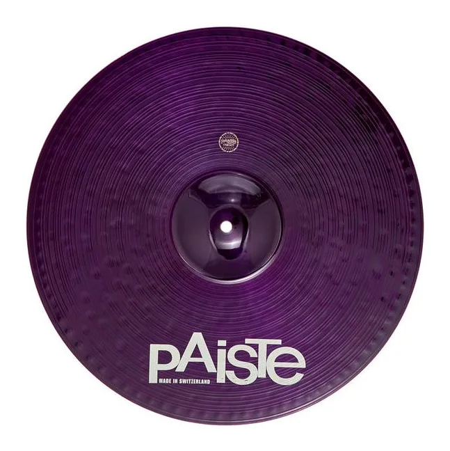 Paiste 18" 900 Color Heavy Crash PRP, vue de dessus, photo 2