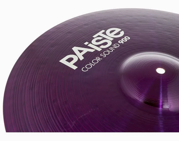 Paiste 18" 900 Color Heavy Crash PRP, vue de profil, photo 3