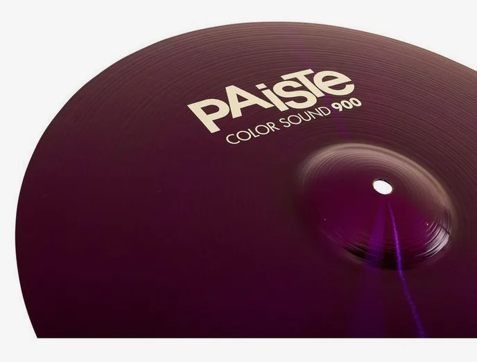 Paiste 18" 900 Color Sound Crash PRP, vue de face, photo 3