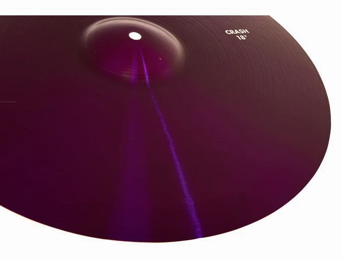 Paiste 18" 900 Color Sound Crash PRP, vue de face, photo 4