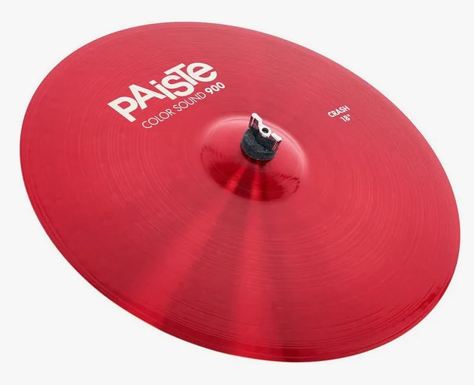 Paiste 18" 900 Color Sound Crash RED, vue de face