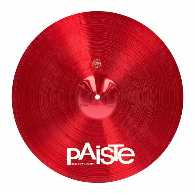 Paiste 18" 900 Color Sound Crash RED, sur fond neutre, photo 2