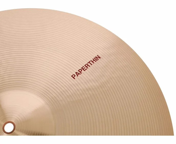 Paiste 18" Paperthin Crash 602 Series, sur fond neutre, photo 4