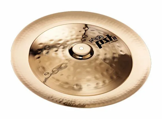 Paiste 18" PST8 Reflector Rock China, vue de près, de face