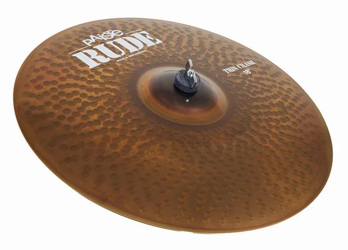 Paiste 18" Rude Thin Crash, vue de près, de face