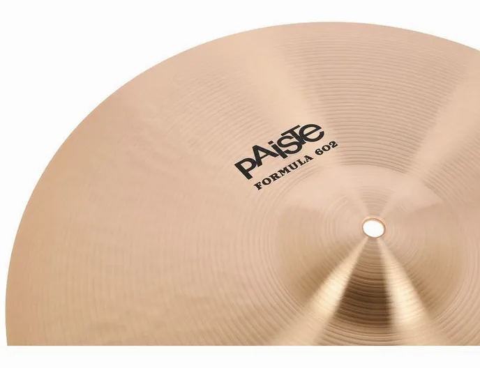Paiste 18" Thin Crash 602 Series, vue de trois quarts, photo 3