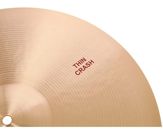 Paiste 18" Thin Crash 602 Series, sur fond neutre, photo 4