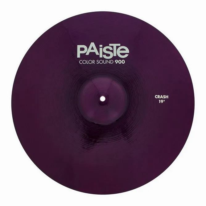 Paiste 19" 900 Color Sound Crash PRP, vue de près, photo 2