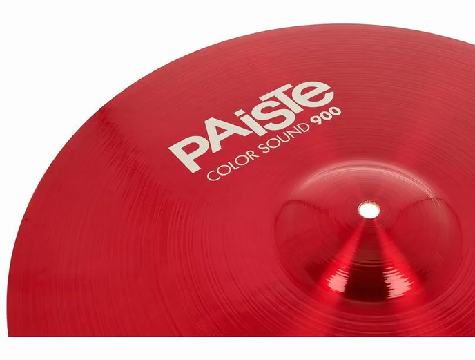 Paiste 19" 900 Color Sound Crash RED, vue de profil, photo 3