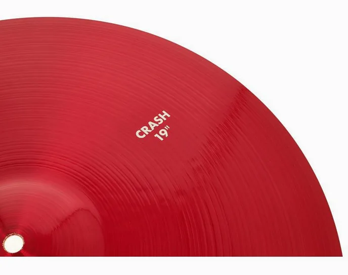 Paiste 19" 900 Color Sound Crash RED, vue de face, photo 4