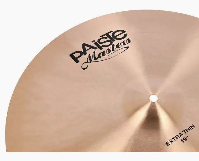 Paiste 19" Masters Extra Thin Crash, vue de profil, photo 3